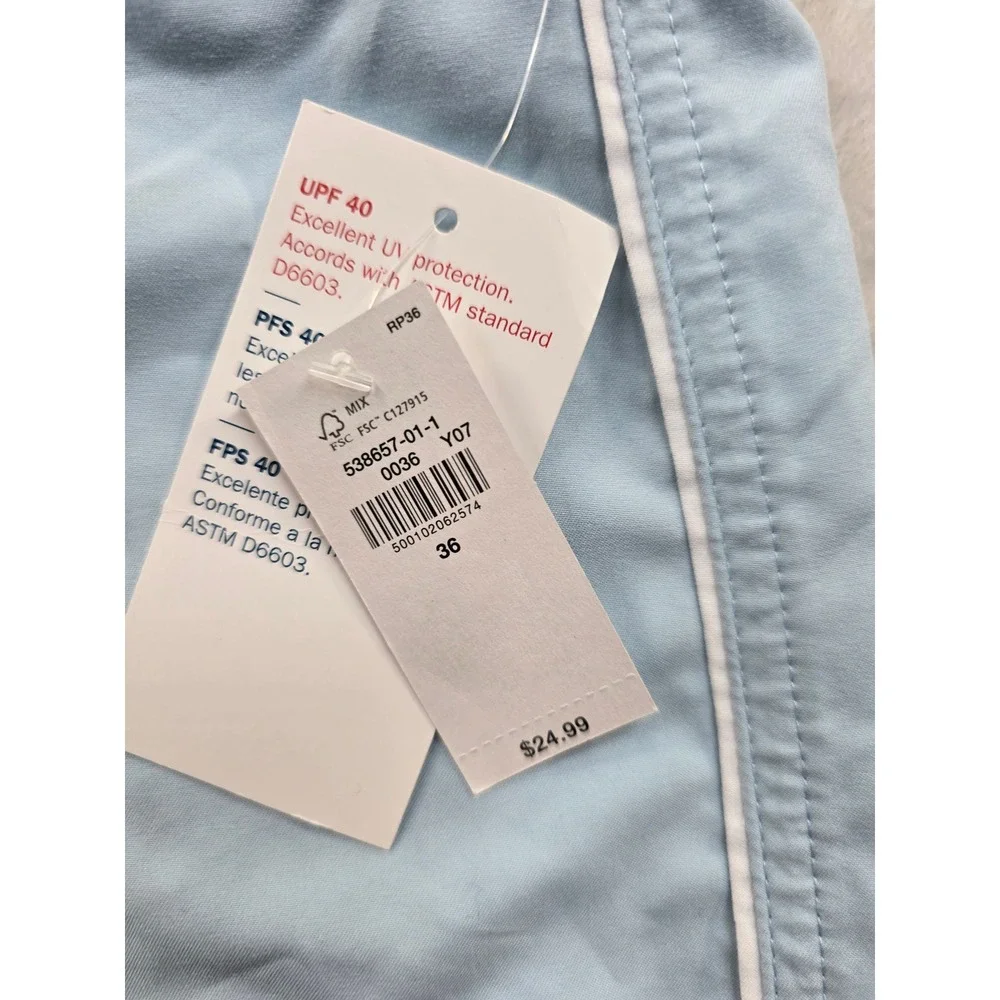 Old‎ Navy Board Shorts Mens 36 Light Blue 6